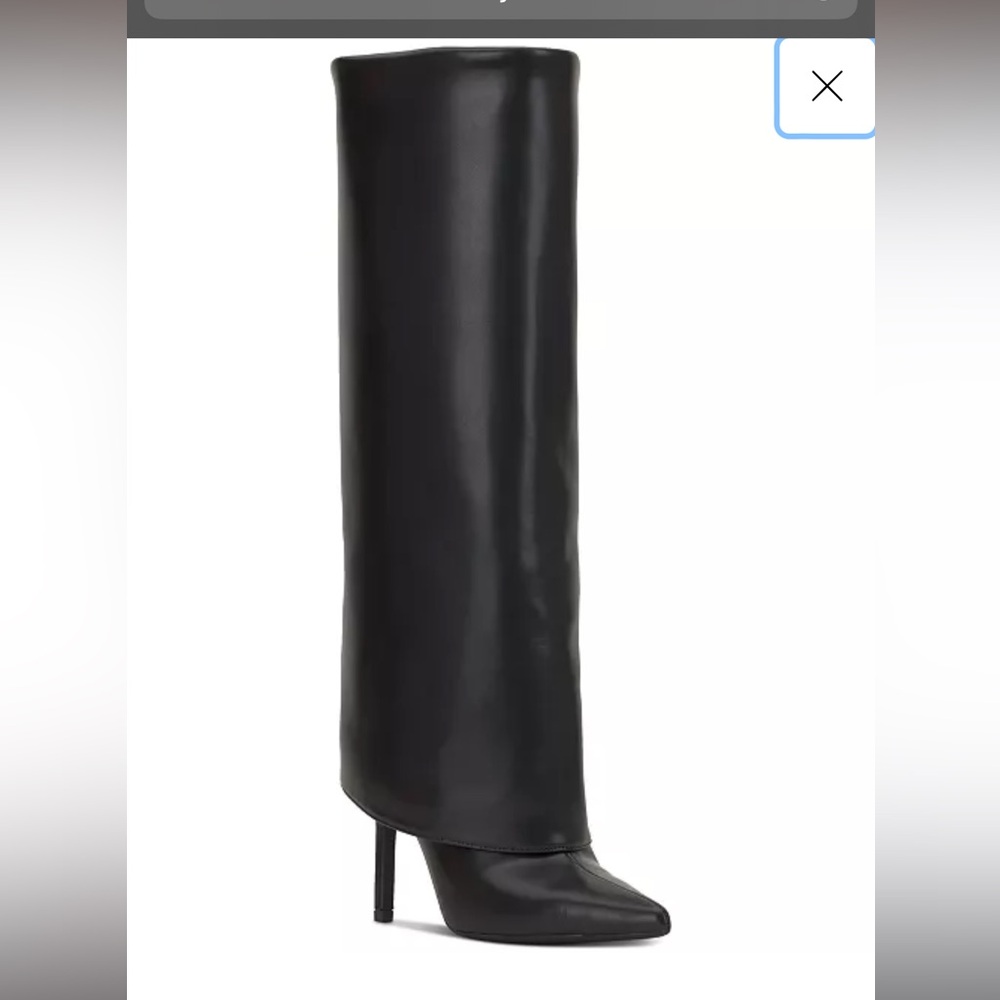 Skylar Fold Over Cuffed Knee High Boots
